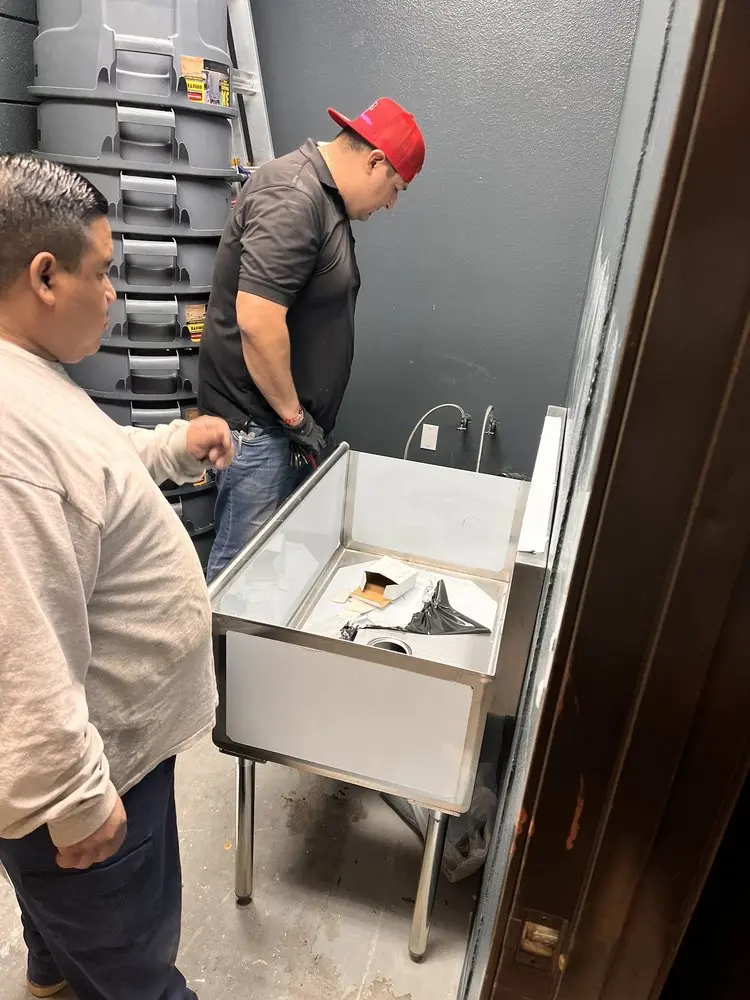 Commercial plumbing and sink installation in Riverwalk