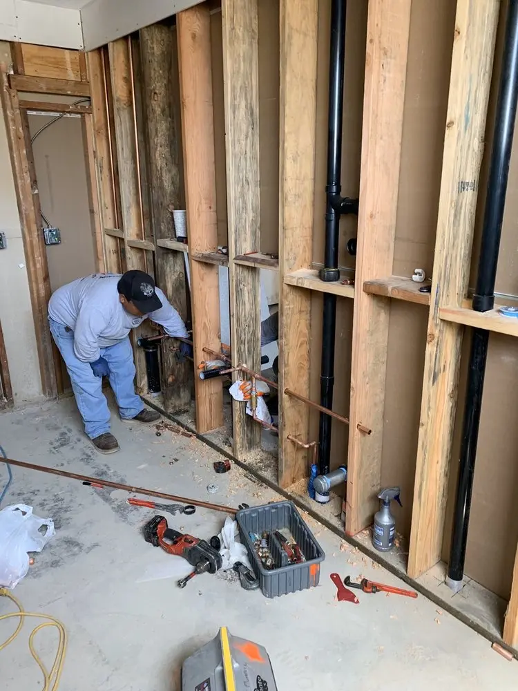 Commercial rough-in plumbing for Water Heater Replacement in Riverwalk